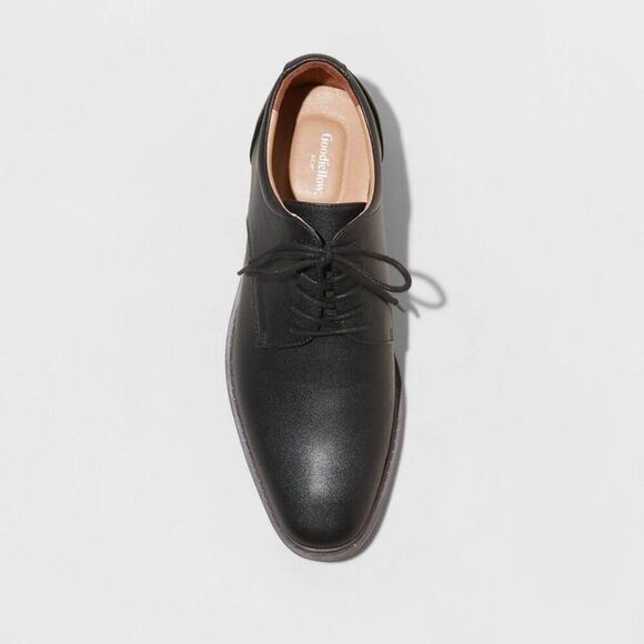 Goodfellow & Co - Men's Leo Oxford Dress Shoes - Goodfellow & Co Bla Black - Picture 3 of 4